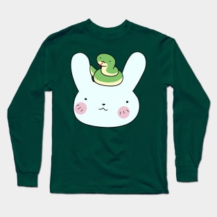 Bunny Face and Snake Long Sleeve T-Shirt